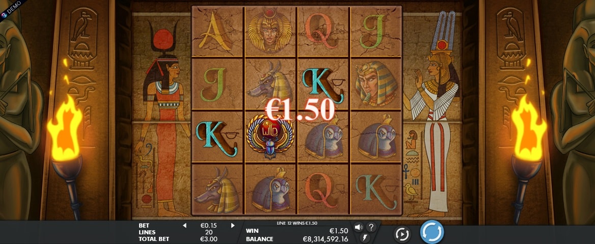 Игровой автомат Gods of Giza символы