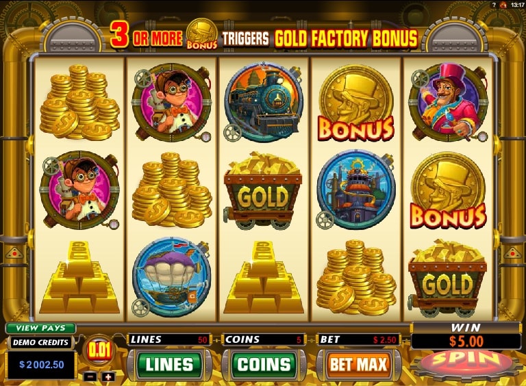 Игровой автомат Gold Factory